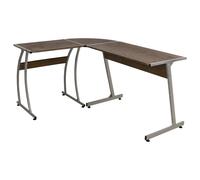 Corner Desk Writing Table WorkStation PC Home Office L-Shaped Black/Oak vidaXL