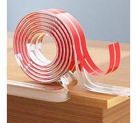 Corner Edge Protector Strip, Clear Soft Furniture Guards with Upgraded Shock-Absorbing Design for Table, Wall, Crib Bumper, 1.5cm x 2m