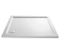 Corner Entry Shower Enclosure with Black Trim Walk in Cubicle Sliding Door Shower Tray and Riser Kit Options (800mm x 800mm Shower Tray)