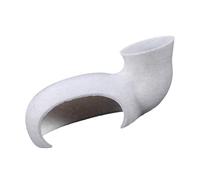 Corner Fish Cave - Shrimp Aquarium Decoration Piece Tank Underwater Hidden Toy | Corner Cave with Safe Design for Freshwater Aquarium Accessory