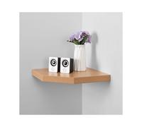 Corner Floating Shelves Oak Wall Shelf Wooden Small Corner Shelf