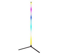 Corner Floor Lamp, 120cm Smart RGB LED Floor Lamp with App Remote Control, Music Sync, DIY Mode, Timer, 16 Million Colour Changing Standing Lamp, Dimmable Modern Mood Lighting for Living Room, Bedroom