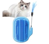 Corner for Cats, Scratching Corner with Cat and Grooming Brush - for the Care of Furniture Kittens Dogs Rabbits Home Indoor Table