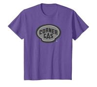 Corner Gas Greyscale T-Shirt, Youth, Purple Heather, Small