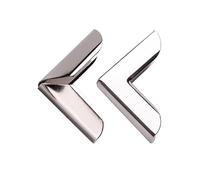 Corner guard, Book corner decoration， 20 * 5mm 50/100pcs Silver Metal Book Corner Protector Photo Album Metal Corners Photo Corner for Scrapbooking Notebook Corner Protectors(20*5mm 100pcs)