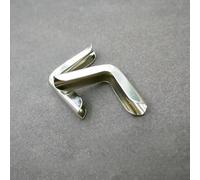 Corner guard, Book corner decoration， 50/100 PCS 21 * 5MM Bronze Metal Book Corner Protector Photo Album Metal Corners Photo Corner for Scrapbooking Notebook Corner Protectors(Silver,21*5mm 50pcs)