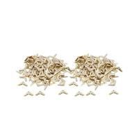 Corner Guard,Book Corner Protector, 100-300pcs Scrapbooking Albums Corner Protectors Laptop Protector Scrapbooks Photo Decor(Gold 200pcs)