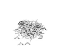 Corner Guard,Book Corner Protector, 100-300pcs Scrapbooking Albums Corner Protectors Laptop Protector Scrapbooks Photo Decor(Silver 100pcs)