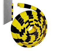 Corner Guard - Rubber 1.2cm | Yellow And Black L-shaped Corner Protectors | Warning Anti-collision Edge Protector | Safe Furniture Edge Cover For Childproofing, Preventing Accidental Bumps, And