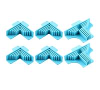 Corner Guide - Tool 90 Degrees, Woodworking Fixer 6 Pieces, Blue