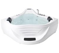 Corner Hot Tub CARTAGENA 2200 x 1600 mm White