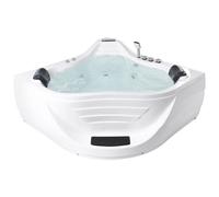 Corner Hot Tub CARTAGENA 2200 x 1600 mm White