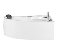 Corner Hot Tub with LED NEIVA Left Hand 1500 x 1000 mm White
