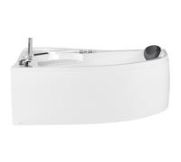 Corner Hot Tub with LED NEIVA Right Hand 1500 x 1000 mm White