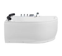 Corner Hot Tub with LED PARADISO Right Hand 1580 x 1130 mm White