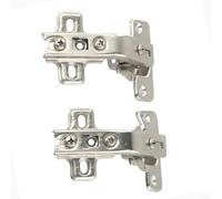 Corner Kitchen Cabinet Door Hinges 2 Pack, 135 Degree Full Overlay, Nickel-Plated Cast Iron, for Closet Doors TV Cabinets and Bookshelves