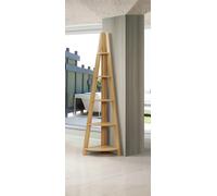 Riva Scandinavian Retro Corner Ladder Bookcase Shelving Shelf Unit Oak