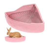 Corner Litter Pan High Wall Design Triangular Design Metal Mesh Board