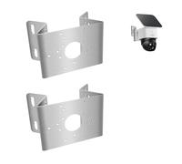 Corner Mount Bracket Compatible with eufy Security SoloCam E30/E42, eufyCam S4, eufy PoE Cam and eufy SoloCam S340 Metal Outdoor Adapter Accessories Kits Mounting Bracket for Outdoor Indoor, 2 Pack