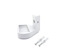 Corner Mount Bracket Compatible with Hue Motion Sensor - Wall-Mount Stand with 2 Wall Anchors for Stable Installation in Home Security and Smart Lighting (White)