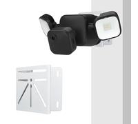 Corner Mount Bracket for Blink Outdoor Floodlight Camera, Metal Camera Corner Mount Wall Camera Holder Accessories Kits for Outdoor, 270°View on Both Sides of Exterior Wall, White