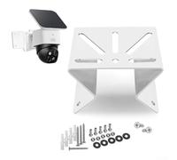 Corner Mount Bracket for Eufy Security for SoloCam S340 / E30 / E42, Metal Wall Corner Mount for Camera, White