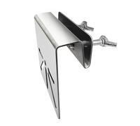 Corner Mount Bracket for Surveillances Cameras White Metal Rusts Resistant for Long Outdoor Installations Stainless Steel Camera Mount