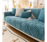 Corner Non Slip Sofa Cover Velvet Sofa Covers Waterproof Sofa Slipcovers Couch Covers dog protector Apply To L S 1 Seater 2 Seater 3 Seater 4 Seater Sofa(a5 90x210cm)