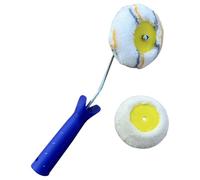 Corner Paint Roller - Dense Bristle Paint Edger Handy Edge Tool | Paint Roller for and Edges, DIY Trim Tool, Comfortable Handle Brush, Roller