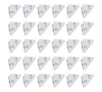Corner Paper Clips | Transparent Triangular Book Clamp | 3.9x5.2cm/1.54x2.05 Inches 30 Pieces Cute Books Paper Clips For Offices School