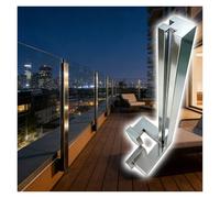 Corner Post Holder for Balcony Sides 90cm/35.4in Balustrades for Steps Stairs Decks Outdoor Railing Support