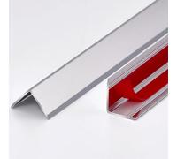 Corner Protect for Hard Walls Multifunctal L Sd Ed Guard Self Adhesive Safe Ber at 89° for Fur (Silver 90cm/35in)