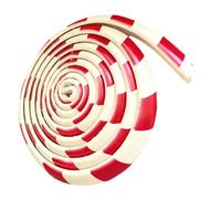 Corner Protection Foam Strips - Red White Warning Bumper | L Shaped Safety Cushion - Flame Retardant Self Adhesive Shock Absorbing Rubber Foam for Garage Industrial Space Wall Edge, Prevention