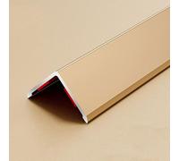 Corner Protective Trim Corner Guard Aluminum Self-Adhesive Wall Corner Protectors Impact-Resistant Wall Edge Trim Easy to Install(Gold,2cm*1.5m/0.8in*5ft)