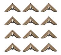 Corner Protector 12pcs Metal Hollow out Antique Brass