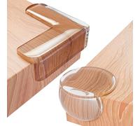 Corner Protectors - 12 Pack Baby Proofing Table Protector | Clear Kids Bumper | Safety Edge Proof | Cover for Sharp Table Corners | Child Protection | Plastic Guards | Silicone Bumpers | Pre-Taped