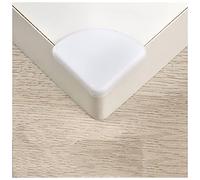 Corner Protectors 8Pcs Safety Silicone Protector Table Corner Protection Cover Anticollision Edge & Guards Corner Protectors Guards (Size : 8 pcs W White)