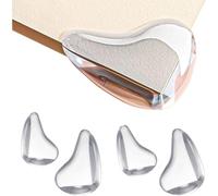 Corner Protectors, Clear Safety Bumpers for Table Sharp Edges, Table Corner Protectors for Sharp Edges On Glass, Wood, Metal, Transparent Furniture Corner Covers, Adhesive No Drill. (4, Square shape)