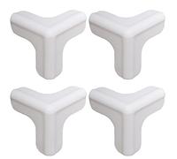 Corner Protectors for Kid 4PCS Large Size Kids Edge Guards for Bed Table Desk Shelf Sharp Corner White
