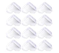 Corner Protectors for Kids 12 PCS Kid Proofing Corners Protectors Furniture Table Corner Protection Transparent Heart