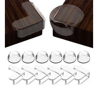 Corner Protectors For Kids Pack of 12, Thick Table Corner Protectors, Soft Corner Protector for Child Safety, Pre-Taped Corner Bumpers Clear for Furniture, Edge Guard with Strong Adhesion