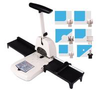 Corner Punch Machine 6-in-1 Paper Cutter - Heavy Duty Rounder with Interchangeable Dies for Semi-Circle and Multi-Angle Cuts - R3.5mm, R6mm, R10mm Options