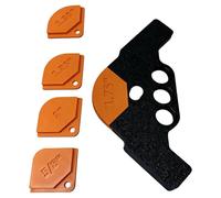 Corner Radius Routing Templates, 5 Piece High Hardness Precision Positioning Set for Accurate Woodworking Round Edge Cutting, Furniture Cabinet Photo Frame Corner Rounding Tool Kit for Workshop Use