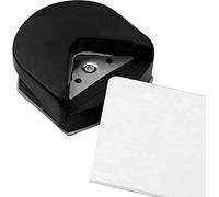 Corner Rounder Punch, 4mm Corner Cutter Tool, Blue Mini Portable Corner Rounder Punch Round Corner Trimmer Cutter 4mm for Card Photo Card Making DIY Projects Postcard Laminate Scrapbook Supplies Black