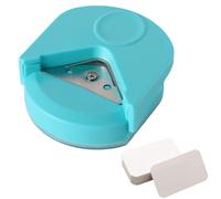 Corner Rounder Punch,4mm Portable Round Corner Trimmer Cutter,Corner Rounder Pun/ch Corner Punch Cutter,Professional Paper Round Corner,for Card Photo DIY Projects Postcard Scrapbook (Blue)