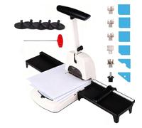 Corner Rounder Punch, 6 in 1 Corner Cutter with R3.5mm R6mm R10mm Interchangeable Dies, 100 Sheet Capacity for ID Cards, Paper Crafts, Laminating
