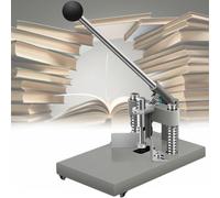 Corner Rounder Punch, Manual Metal Cutter for Heavy Cardstock, Plastic, and Aluminum Sheets - R6mm & R10mm Dies for Office and Business Use