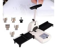 Corner Rounder Punch, Multifunction Cutter Machine with 5 Interchangeable Heads, for ID Cards, Paper Crafts, Laminating
