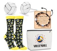 CORNER RUNNER 4PCS Volleyball Gifts for Women - Inspirational Gift for Volleyball Players Teams and Enthusiasts, Birthday and Christmas Gifts for Girls Her, Multicolor, Volleyball4
