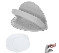 Corner Sander, Self-Adhesive Semicircular Angle Grinding Tool, 1 Set with 10 Sandpapers, Ideal for Tight Corners and Curves, DIY Projects, Wall Sanding Set for Polishing and Grinding